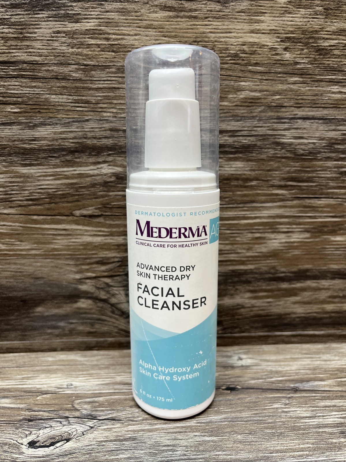 Mederma AG Advanced Dry Skin Therapy Facial Cleanser 6 oz New