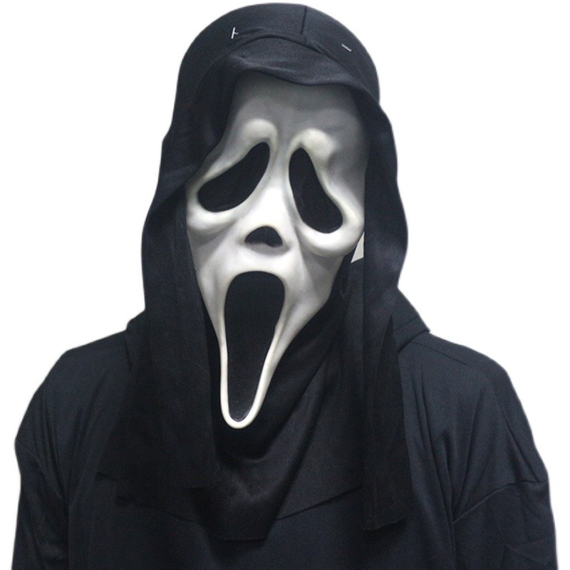 Scream Halloween Adult Cosplay Prank Full Mask Stage Performance Accessories    