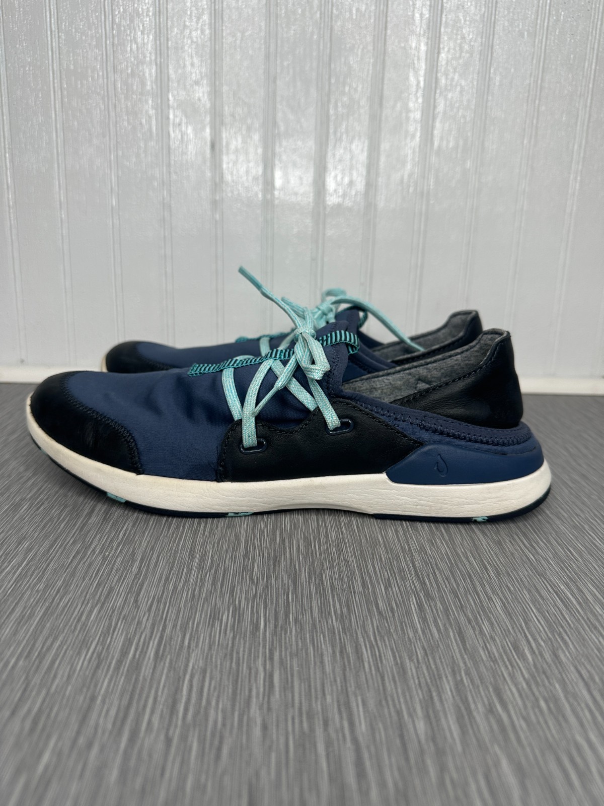 Olukai Miki Li Women’s Slip On Sneakers Size 8 Trench Blue Vintage Indigo