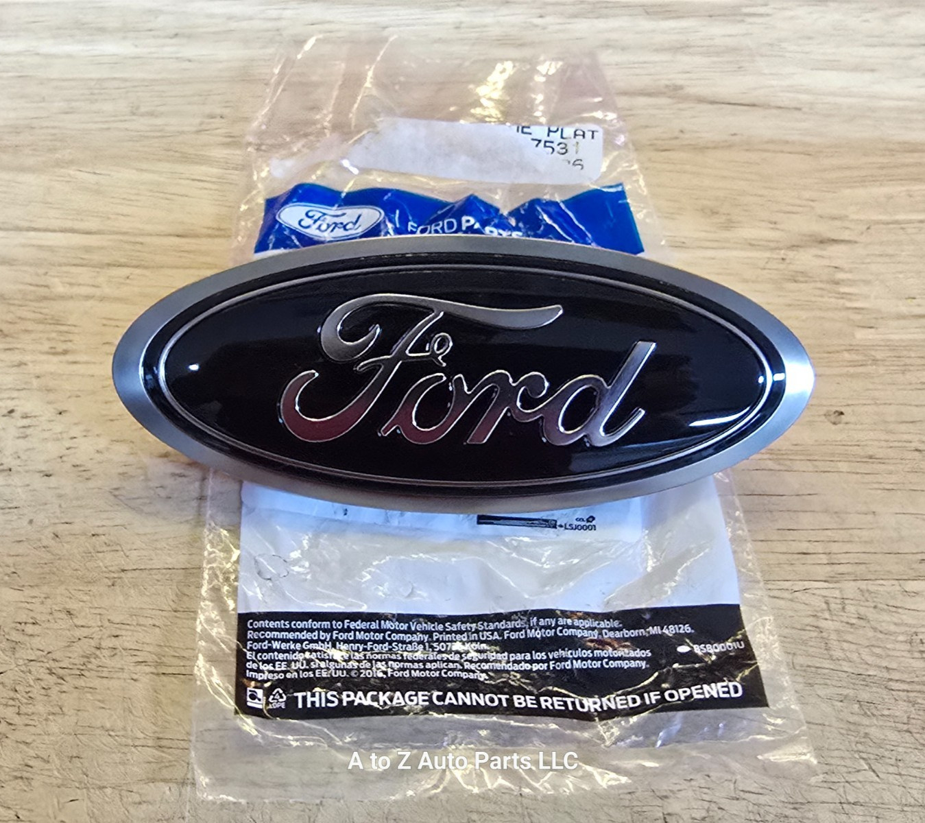 NEW 2024-2026 Ford F-250, F-350 Super Duty PLATINUM Black  T/GATE Emblem, OEM