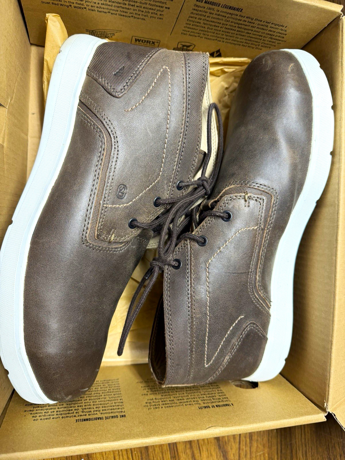 Red Wing Shoes Work Chukka 3208 Static Dissipating SD Work Shoe Men’s 11 D