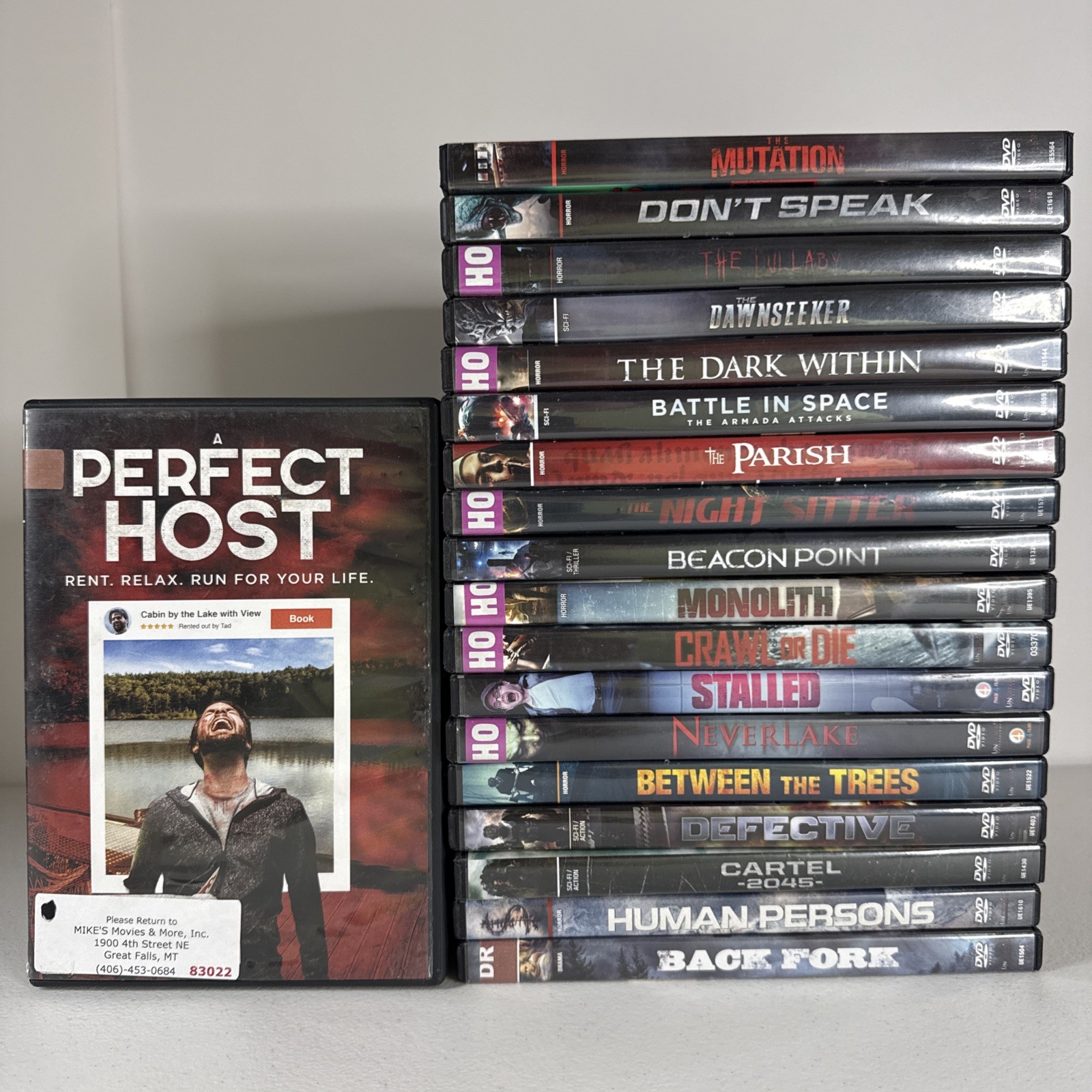 Uncork\'d Entertainment Lot of 19 Horror DVDs - Uncork\'d Entertainment Lot of 19 Horror DVDs -