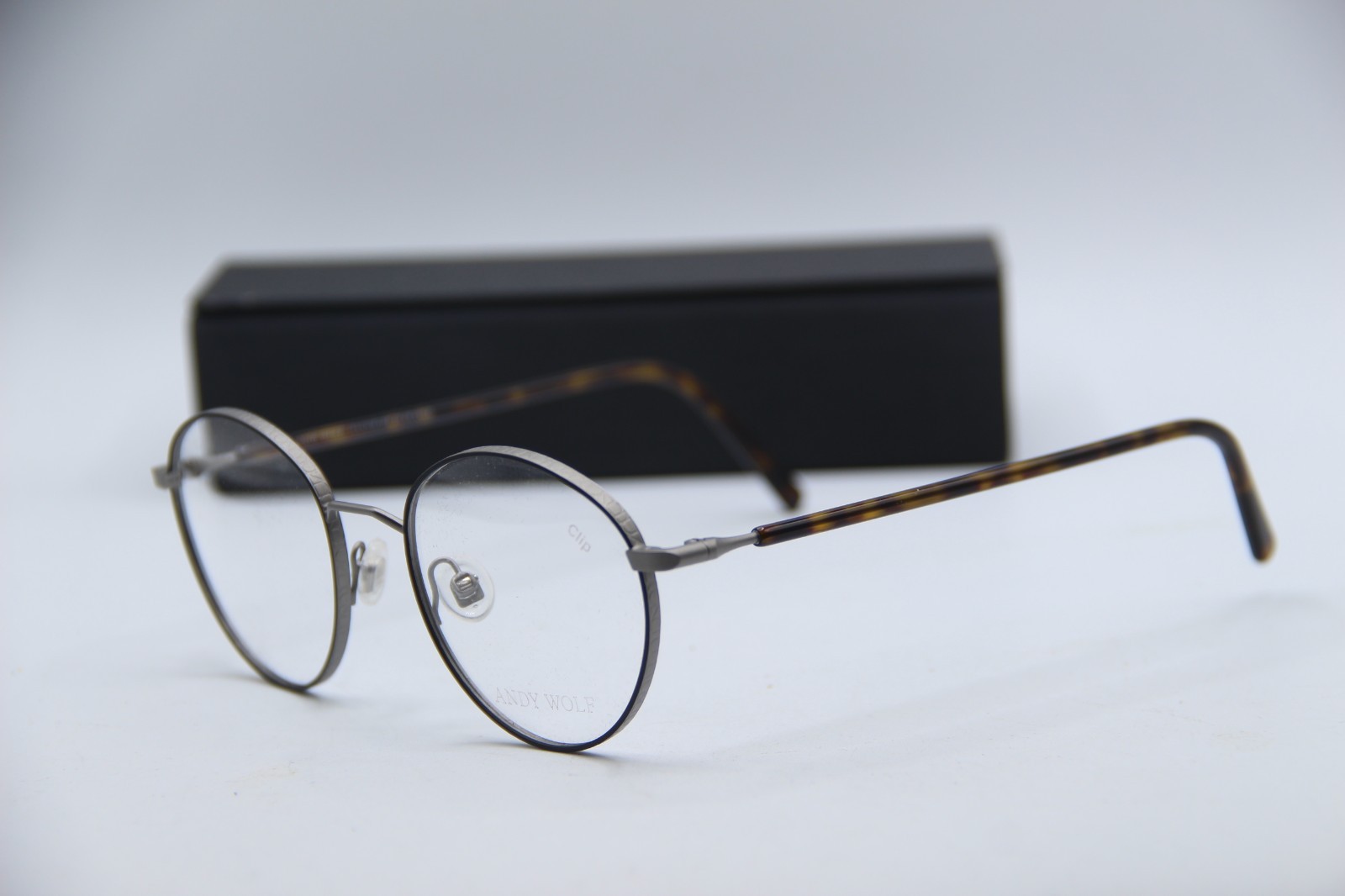 NEW ANDY WOLF 4788 COL. 02 BLACK GUNMETAL TORT AUTHENTIC FRAMES EYEGLASSES 48-18