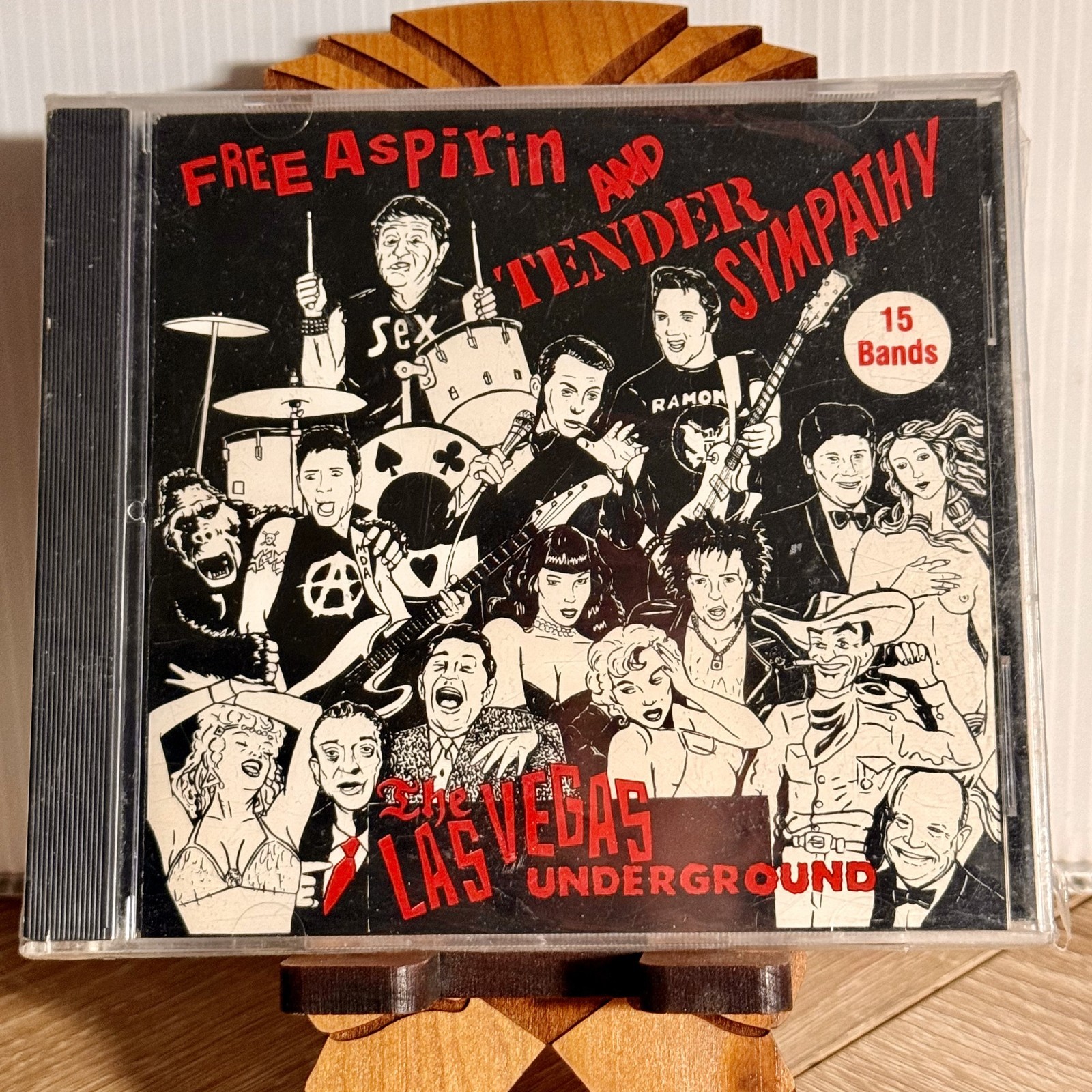 Free Aspirin And Tender Sympathy The Las Vegas Underground CD SEALED Dirk Vermin Free Aspirin And Tender Sympathy The Las Vegas Underground CD SEALED Dirk Vermin