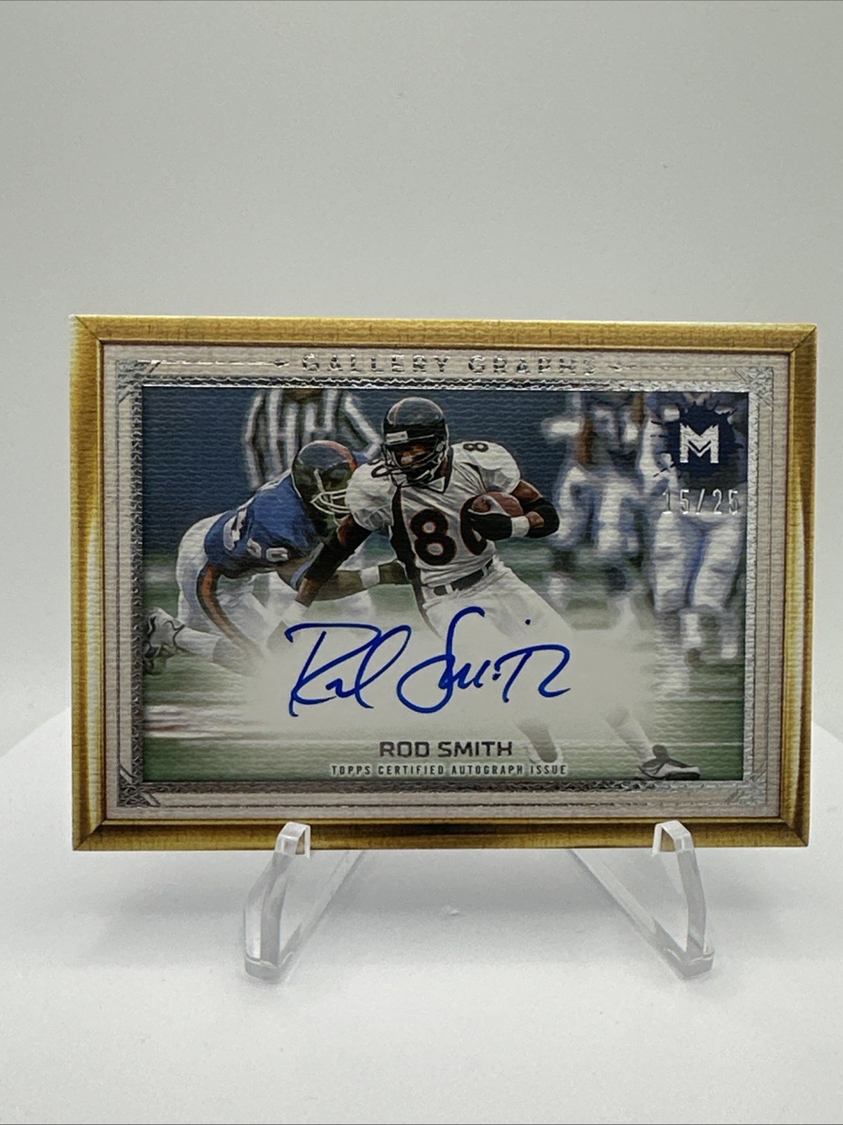 Rod Smith #GG-RS Autographed & Numbered 15 of 25 Rod Smith #GG-RS Autographed & Numbered 15 of 25