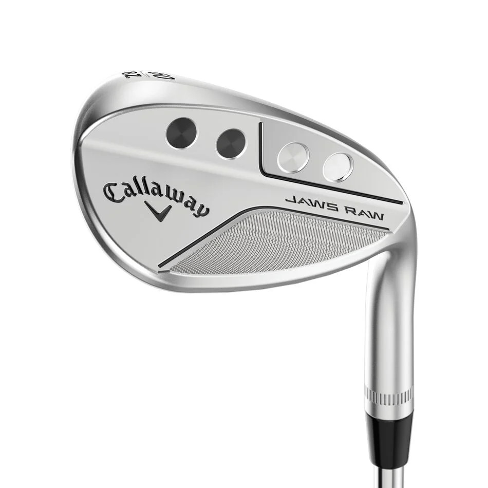 LEFT HANDED CALLAWAY JAWS RAW CHROME SAND WEDGE 56°-12° (BOUNCE) W GRIND STEEL W LEFT HANDED CALLAWAY JAWS RAW CHROME SAND WEDGE 56°-12° (BOUNCE) W GRIND STEEL W