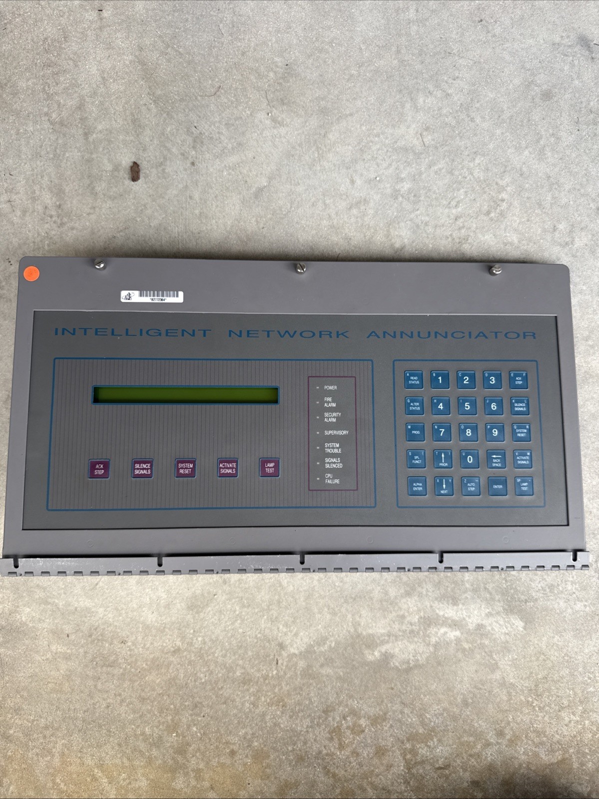 Notifier INA Intelligent Network Annunciator with ADP-4 Dress Panel USED TESTED