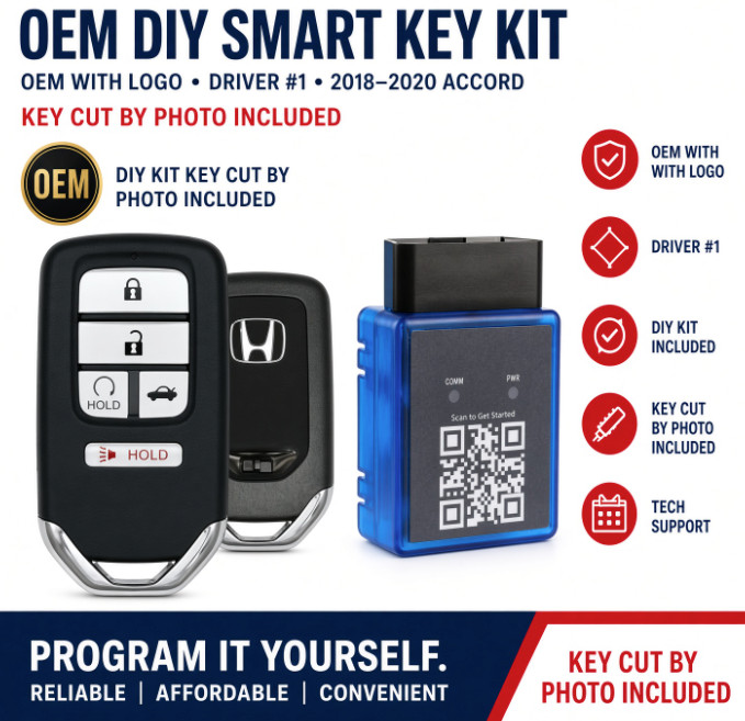 OEM 2018-2022 HONDA ACCORD SMART KEYLESS PROXIMITY REMOTE FOB 72147-TVA-A21  #1