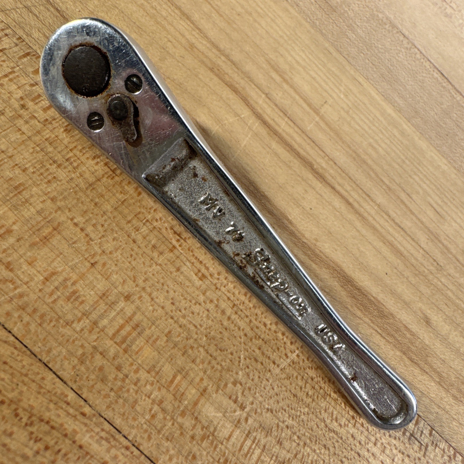 USED Vintage Snap-On MV71 1/4” Drive Ratchet USED Vintage Snap-On MV71 1/4” Drive Ratchet
