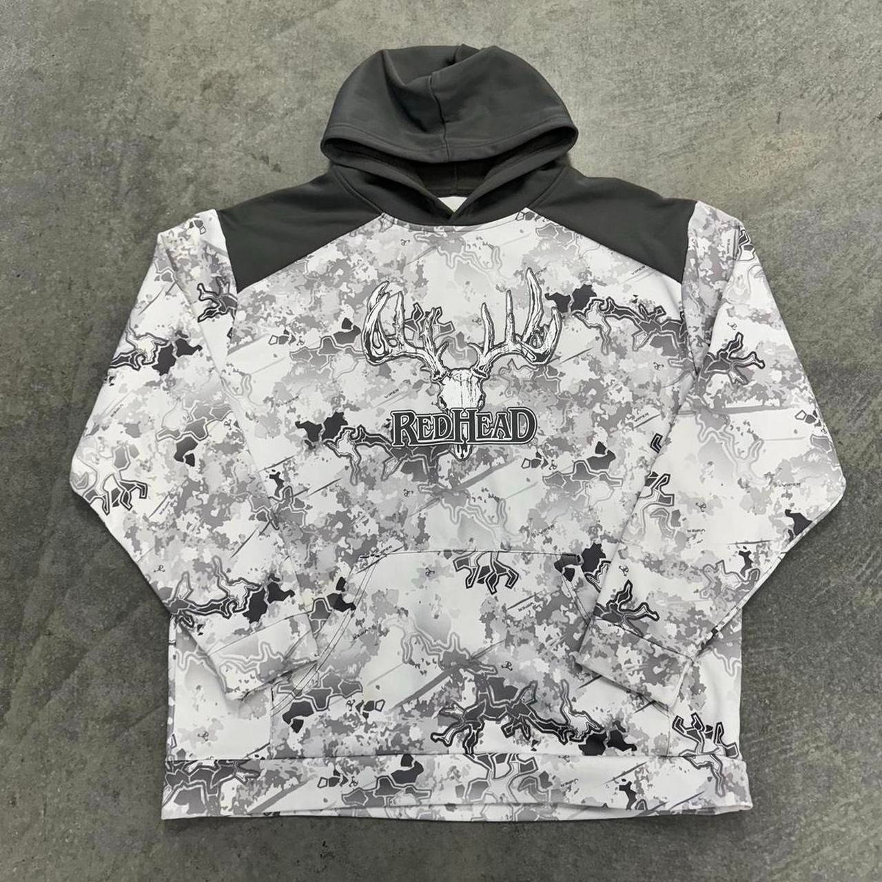 RedHead White Snow Camo Hoodie Mens XL Viper Arctic Camouflage Sweatshirt RedHead White Snow Camo Hoodie Mens XL Viper Arctic Camouflage Sweatshirt