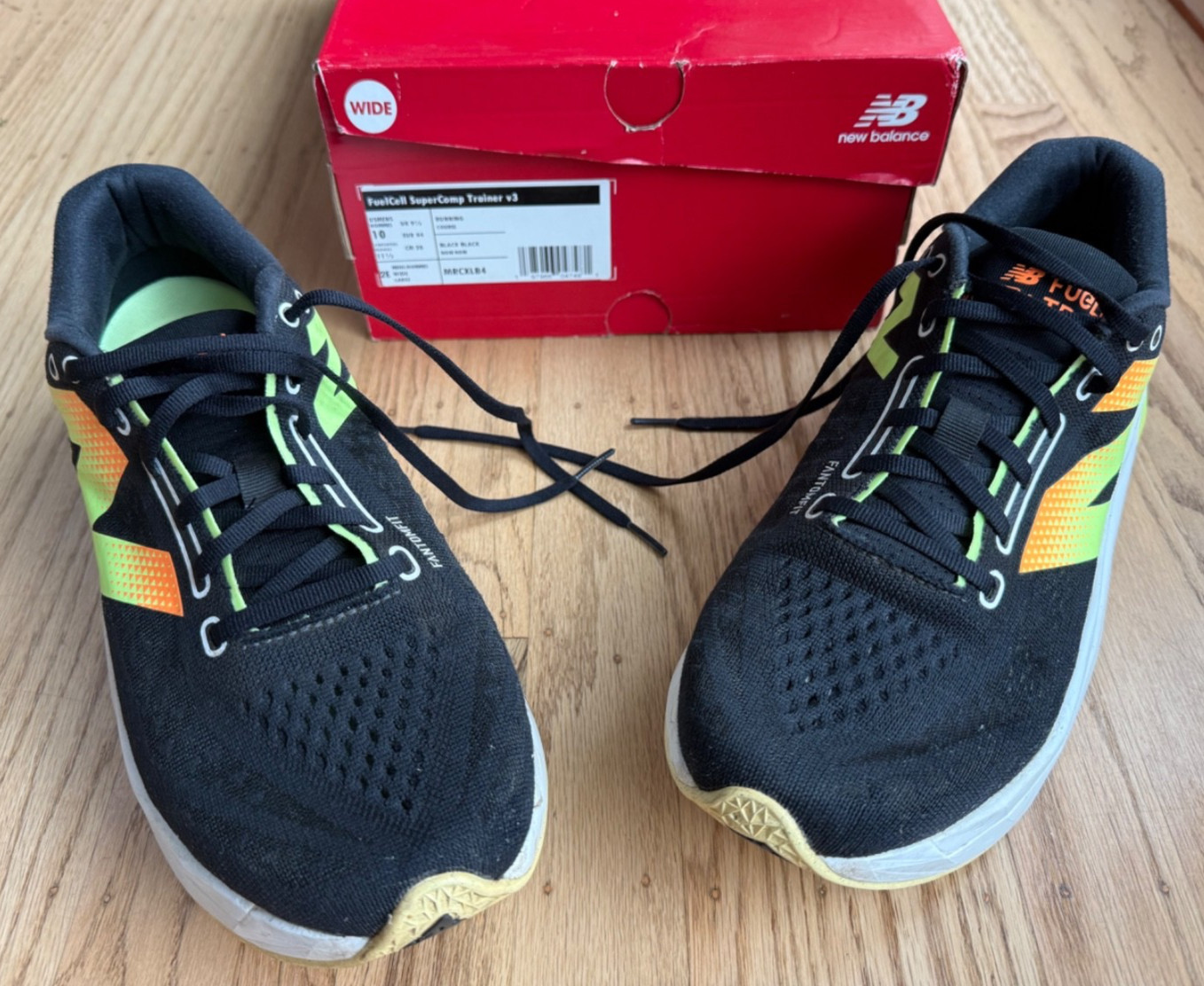 New Balance FuelCell SuperComp Trainer v3 - US Men Size 10 2E wide/large