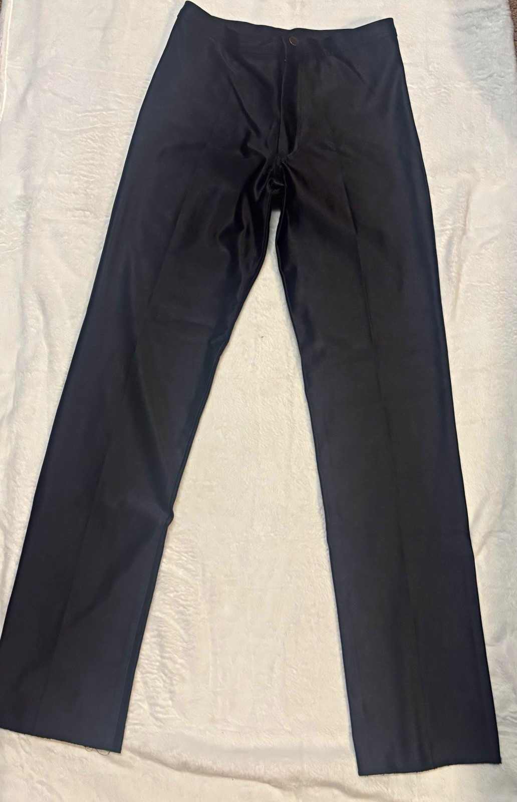 Vintage 70’s or 80’s Michi Black shiny spandex disco Pants. Excellent condition.