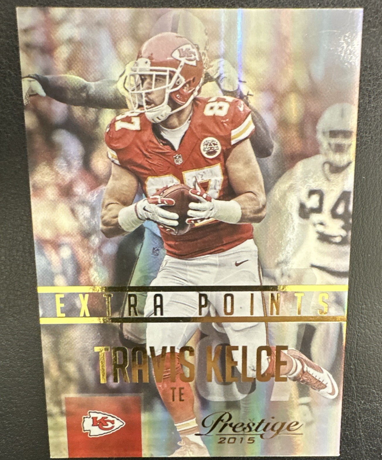 2015 Panini Prestige - Travis Kelce #168 Extra Points Gold /50 NM-MT SSP Chiefs