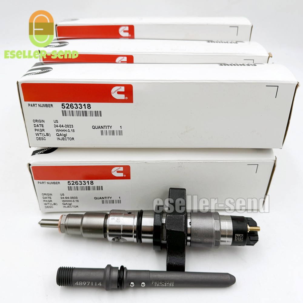 6x Fuel Injector 0445120255 For Cummins Dodge Ram 2500 3500 5.9L Diesel 2003-04