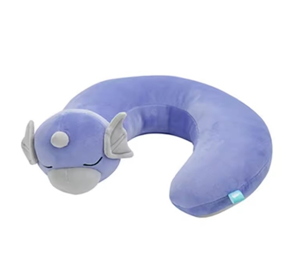 Dratini U Neck Pillow Plush for Sitting Airplane Airport Seats Pokemon Rare Toy