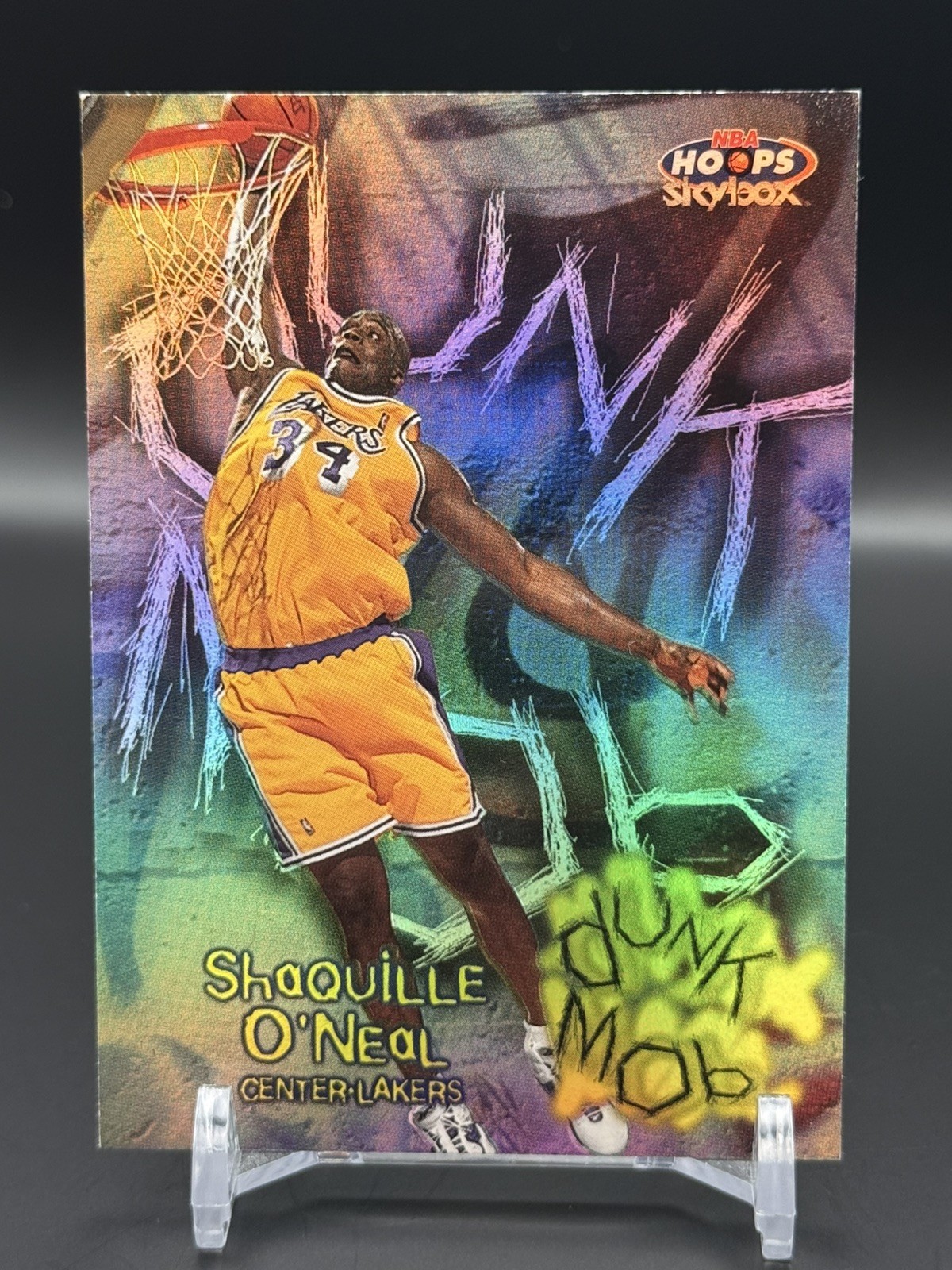 1999-00 Skybox NBA Hoops - Dunk Mob Shaquille O’Neal #1 DM 1:144 packs ssp
