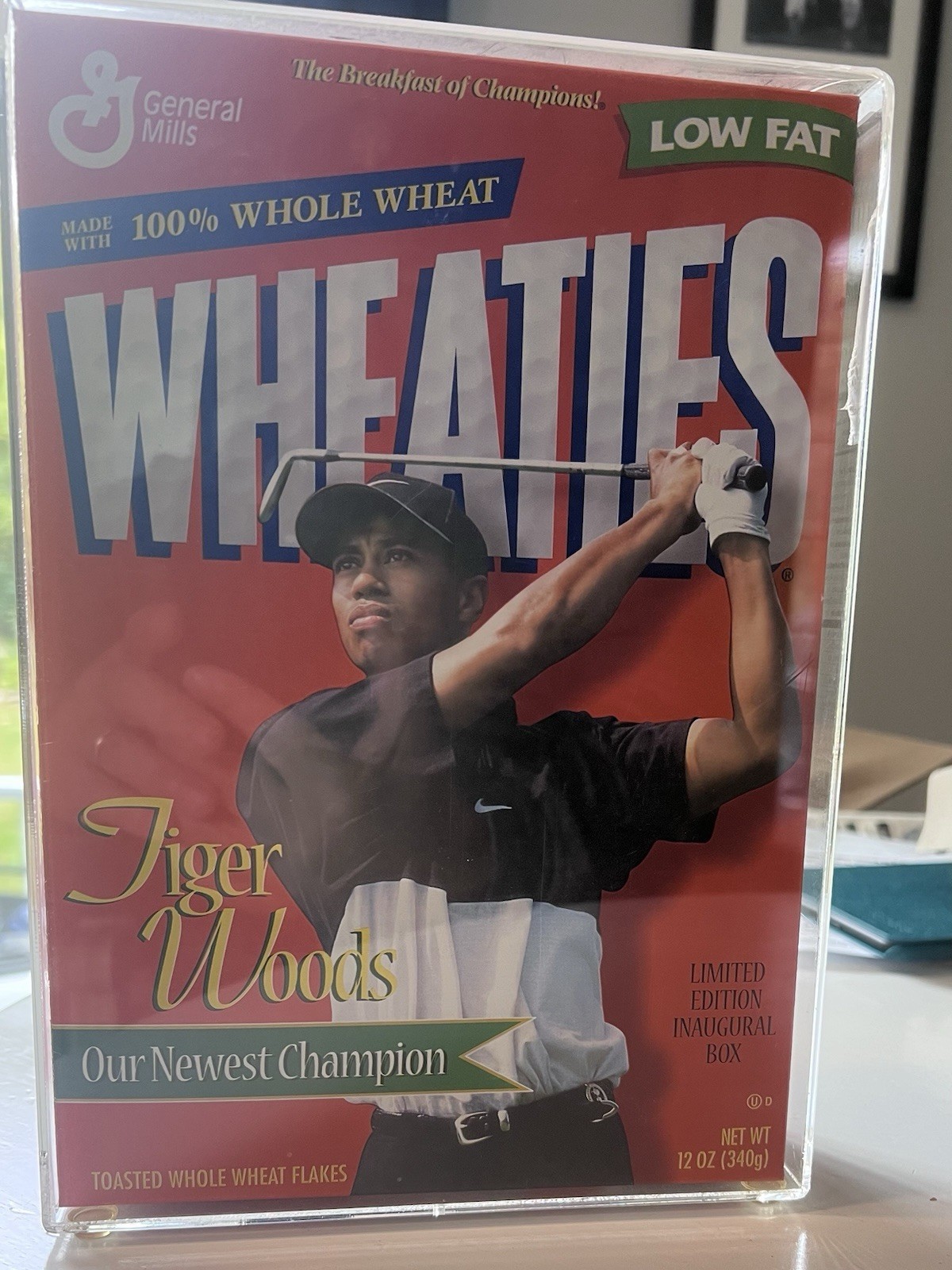 General Mills Wheaties Tiger Woods Vintage Golf Limited Edition Inaugural Box General Mills Wheaties Tiger Woods Vintage Golf Limited Edition Inaugural Box