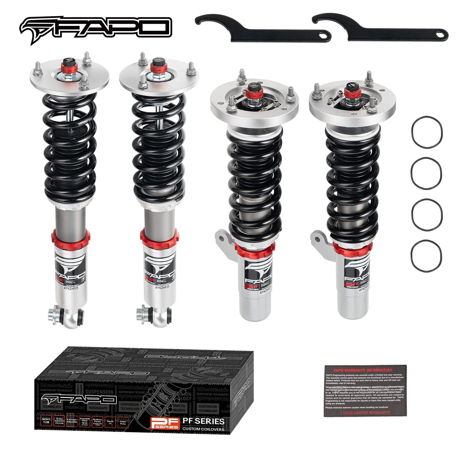 FAPO PF 32 Clicks Coilover for BMW E60 5 Series AWD 525xi 535i 528i xDrive 04-10