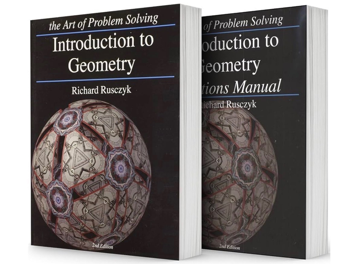 Art of Problem Solving (AoPS) Series, Introduction to Geometry 2 Books Set of Te Art of Problem Solving (AoPS) Series, Introduction to Geometry 2 Books Set of Te
