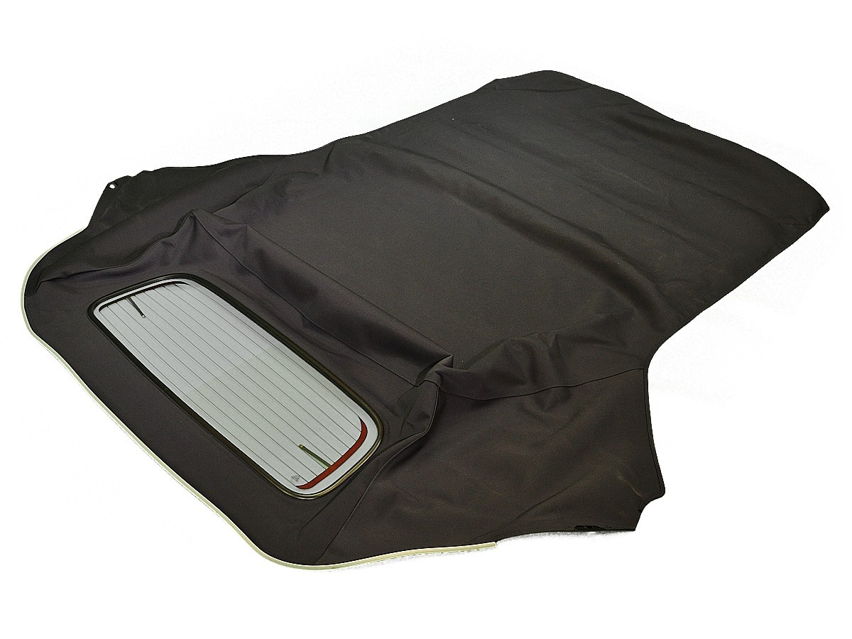 Fits 2016-2024 MINI Cooper Convertible Top Black Premium Canvas w/ Glass Window