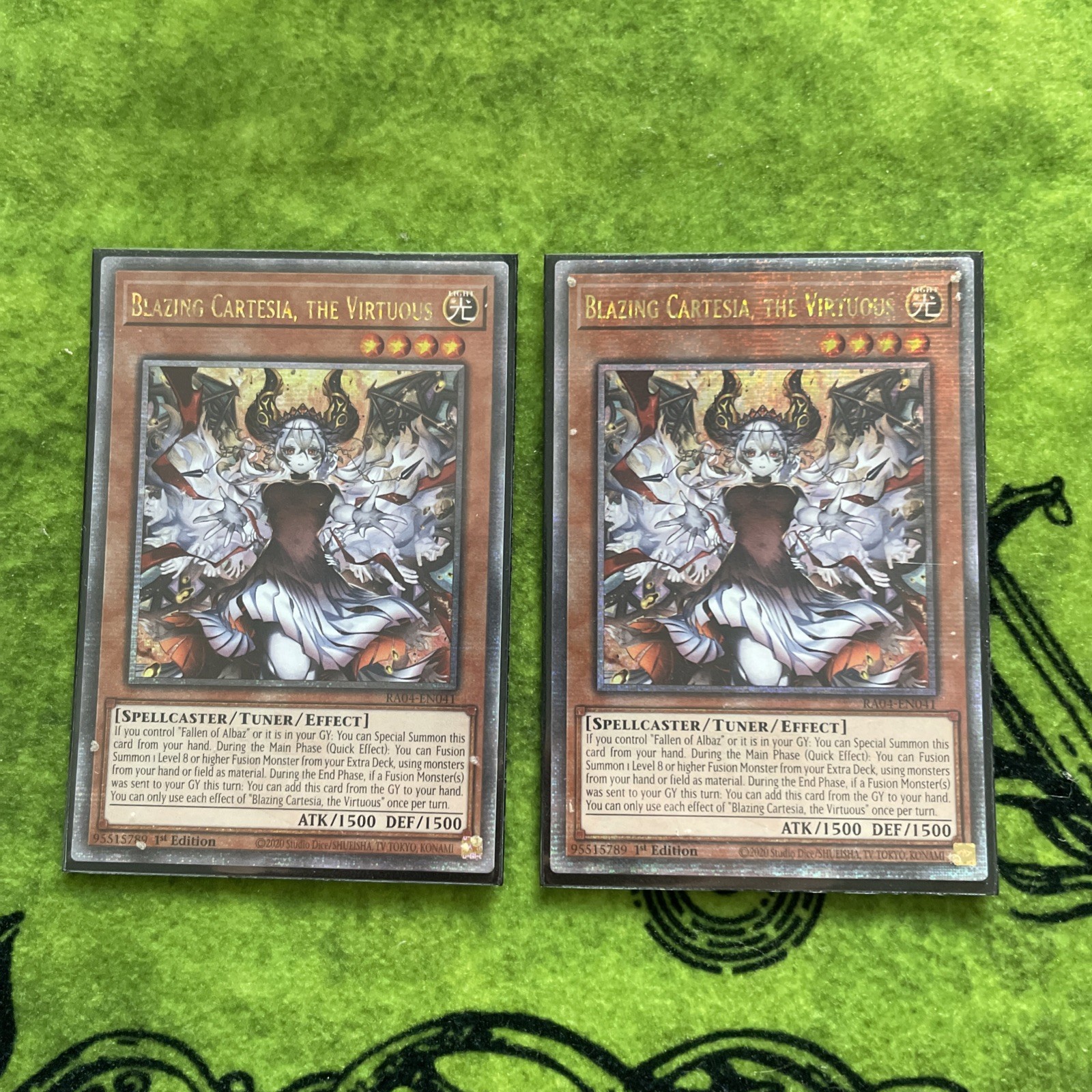 Blazing Cartesia, the Virtuous (New Art) (Quarter Century Secret Rare) Blazing Cartesia, the Virtuous (New Art) (Quarter Century Secret Rare)