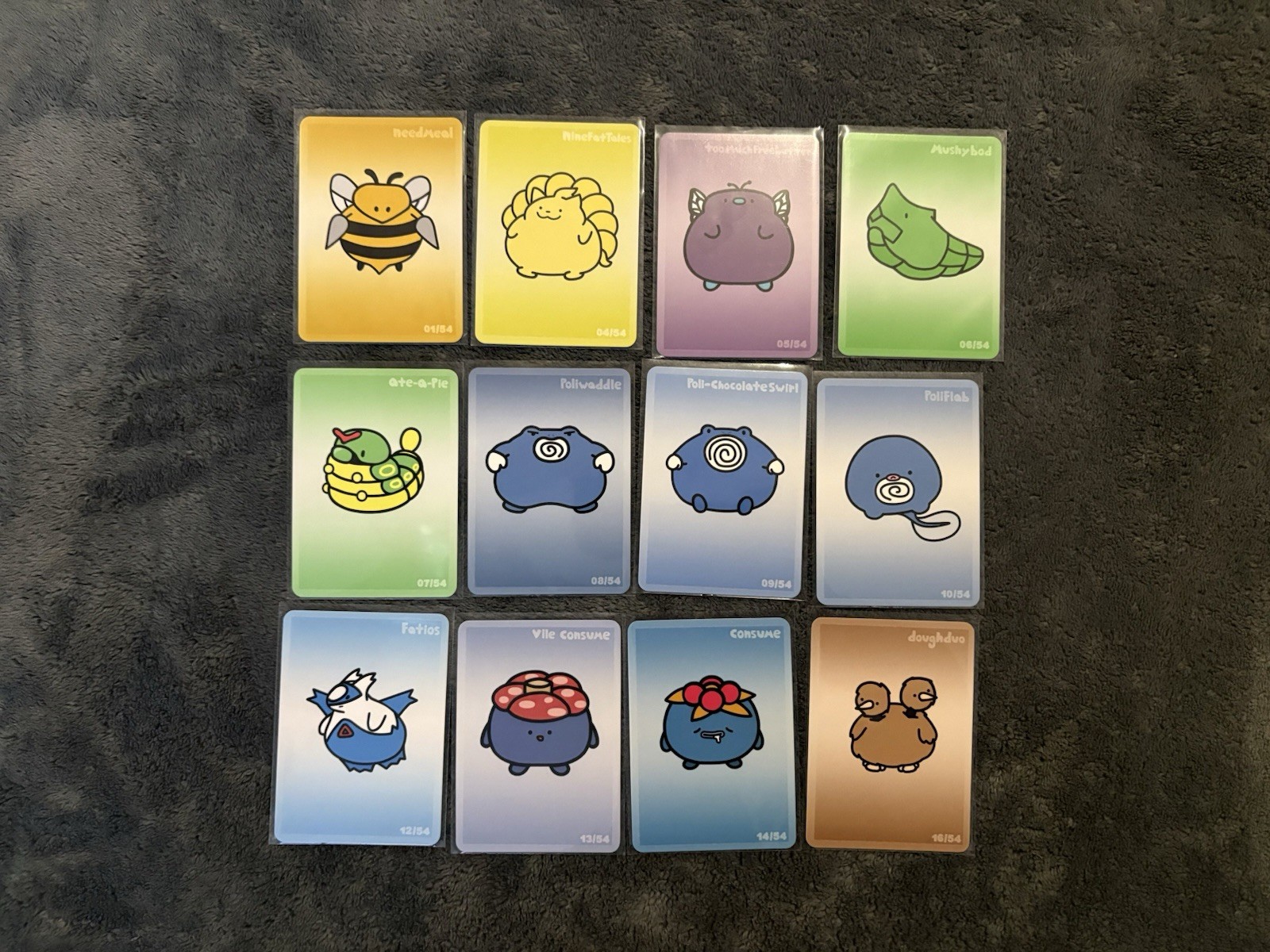 Puffy Parody lot 30/54 cards. Pudgemon Pokemon Fan Art Lot Puffy Parody lot 30/54 cards. Pudgemon Pokemon Fan Art Lot