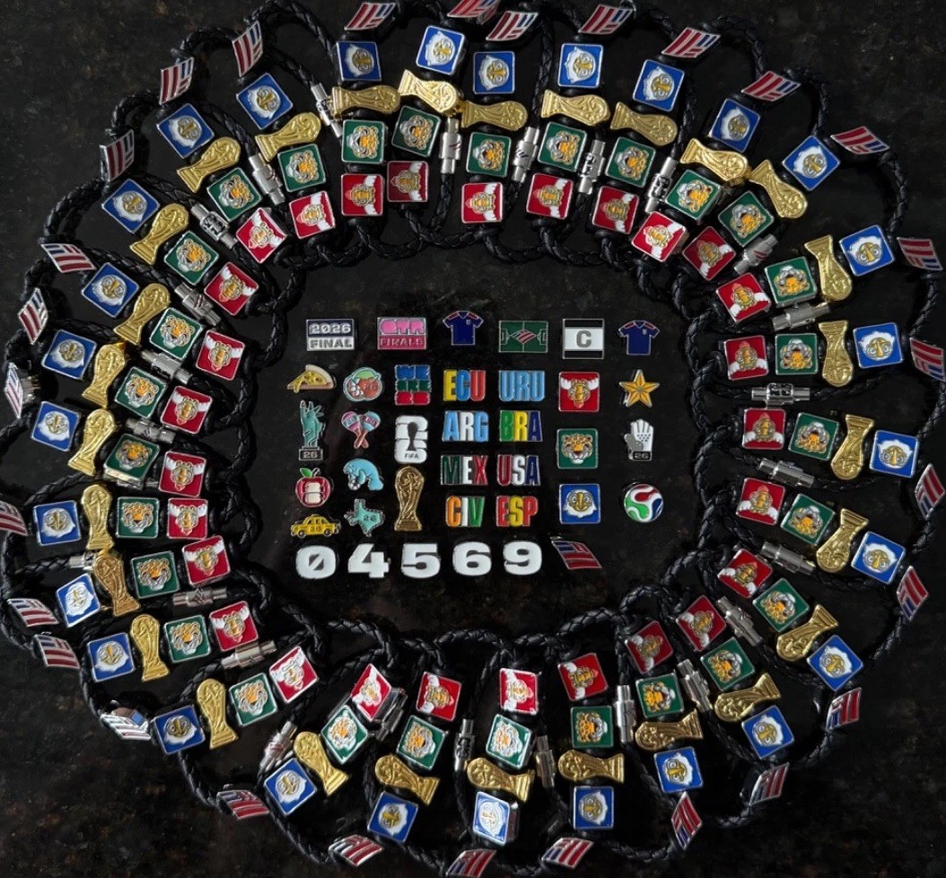 FIFA World Cup 2026 Bank of America Bracelet Charms