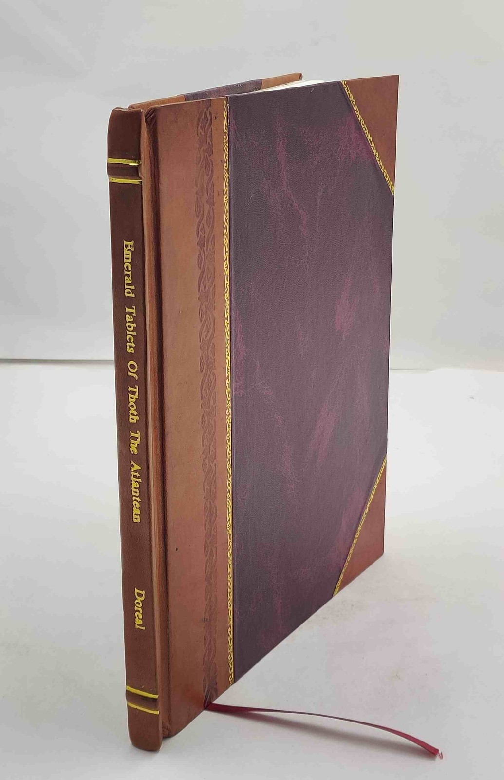 Emerald Tablets Of Thoth The Atlantean 1930 By Doreal [Leather Bound]