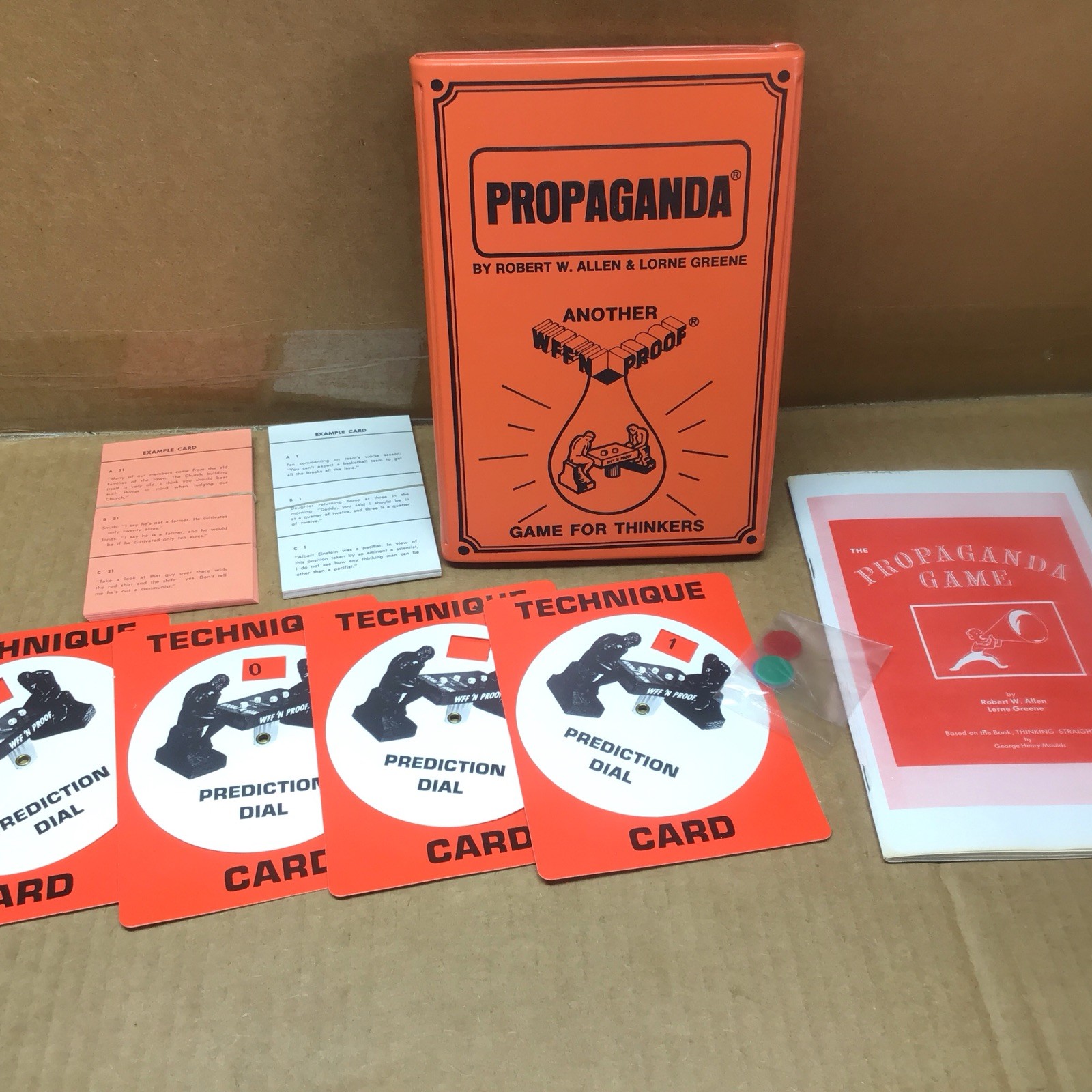 Vintage 1975 Propaganda Game by Robert W. Allen WFF’N Proof Vintage 1975 Propaganda Game by Robert W. Allen WFF’N Proof
