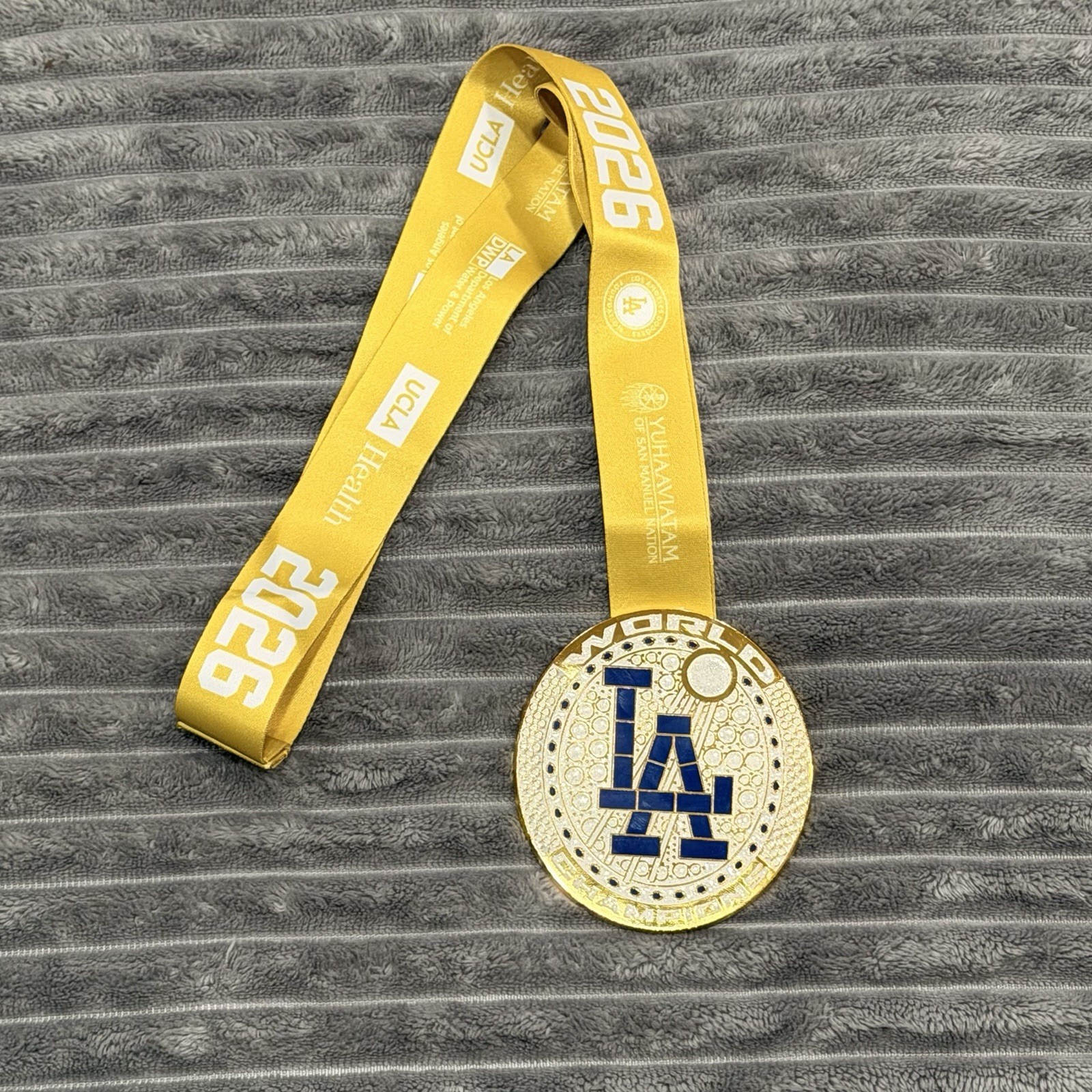 Los Angeles Dodgers Foundation Sunset Run 2026 Medal