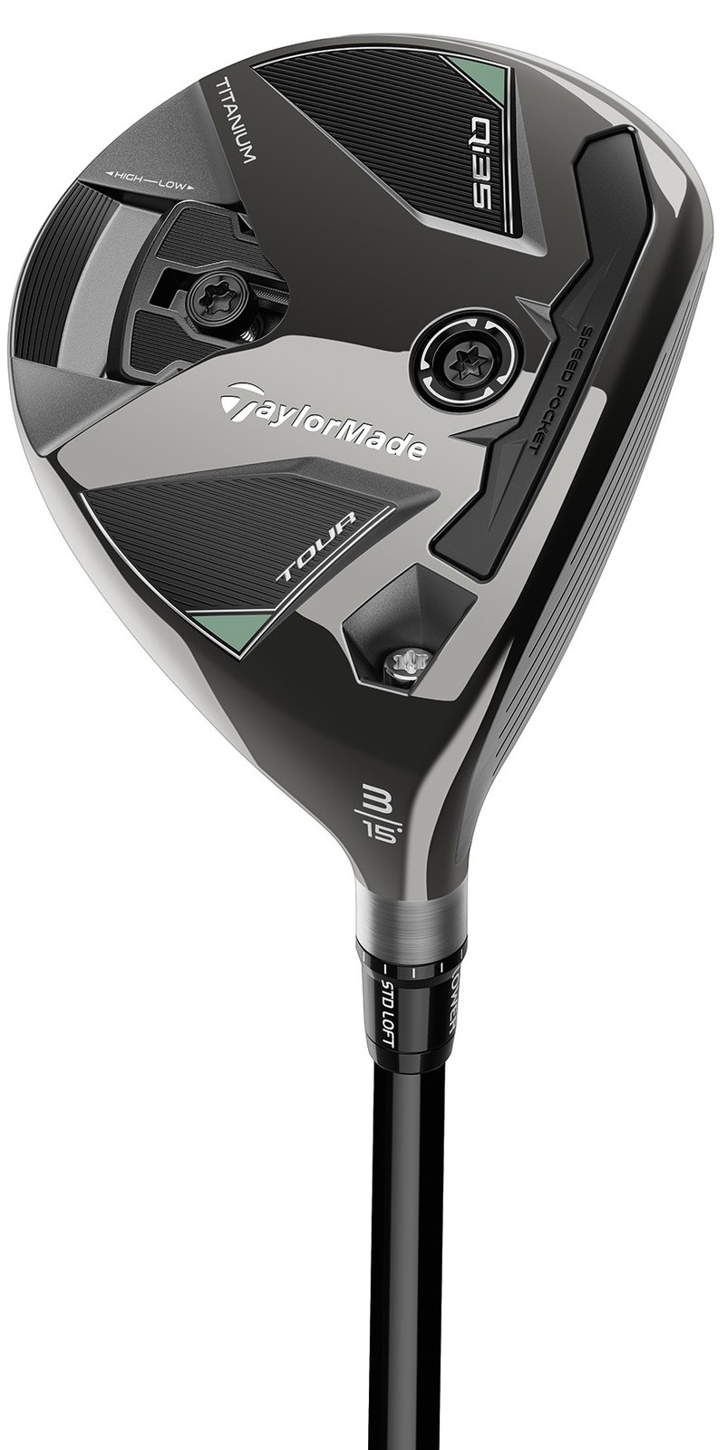 TaylorMade Qi35 Tour 15* 3 Wood Stiff Chemical Kai'li Blue DarkWave FW 75 Excnt