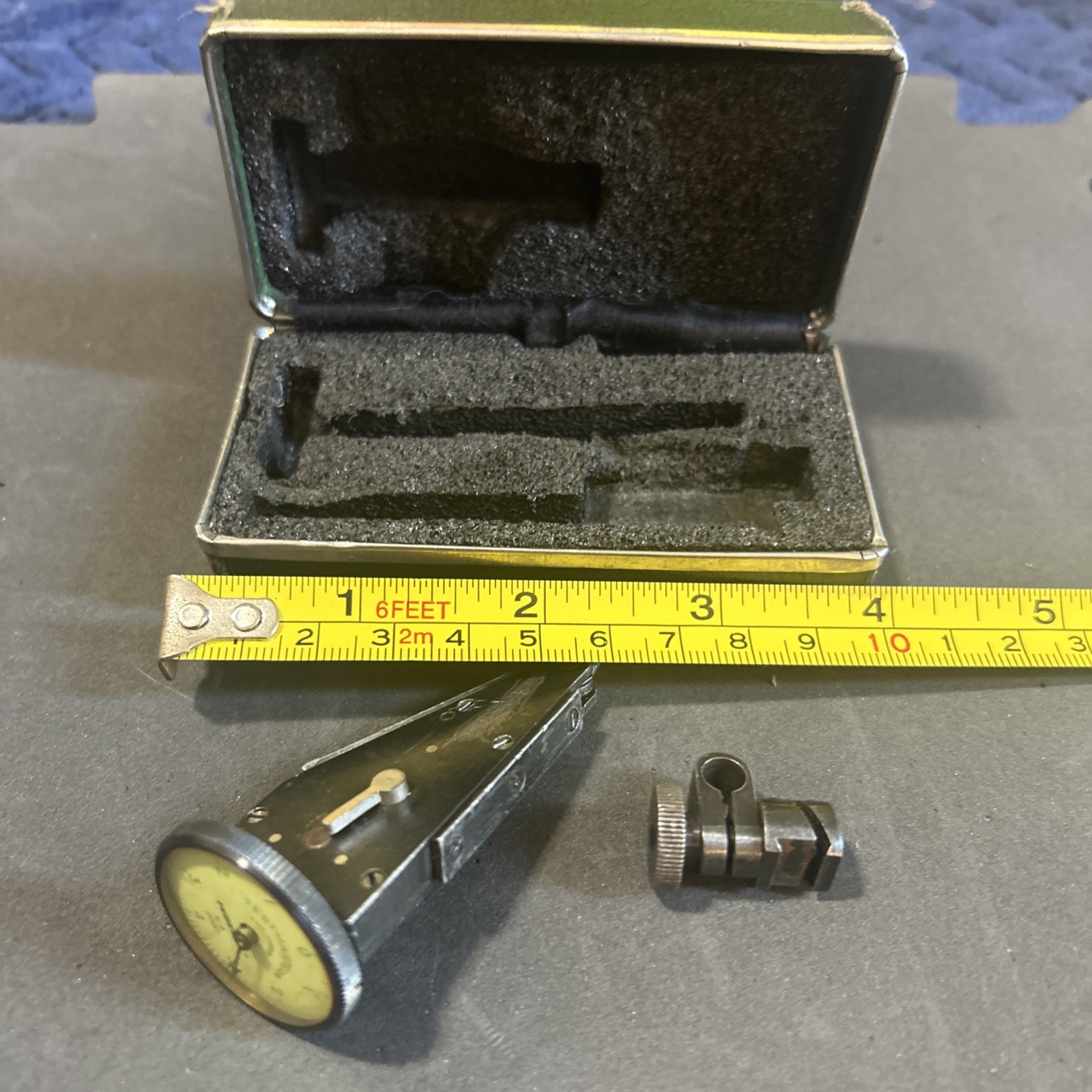 Vintage Federal Testmaster Jeweled Dial Test Indicator Model-6 0.0001”