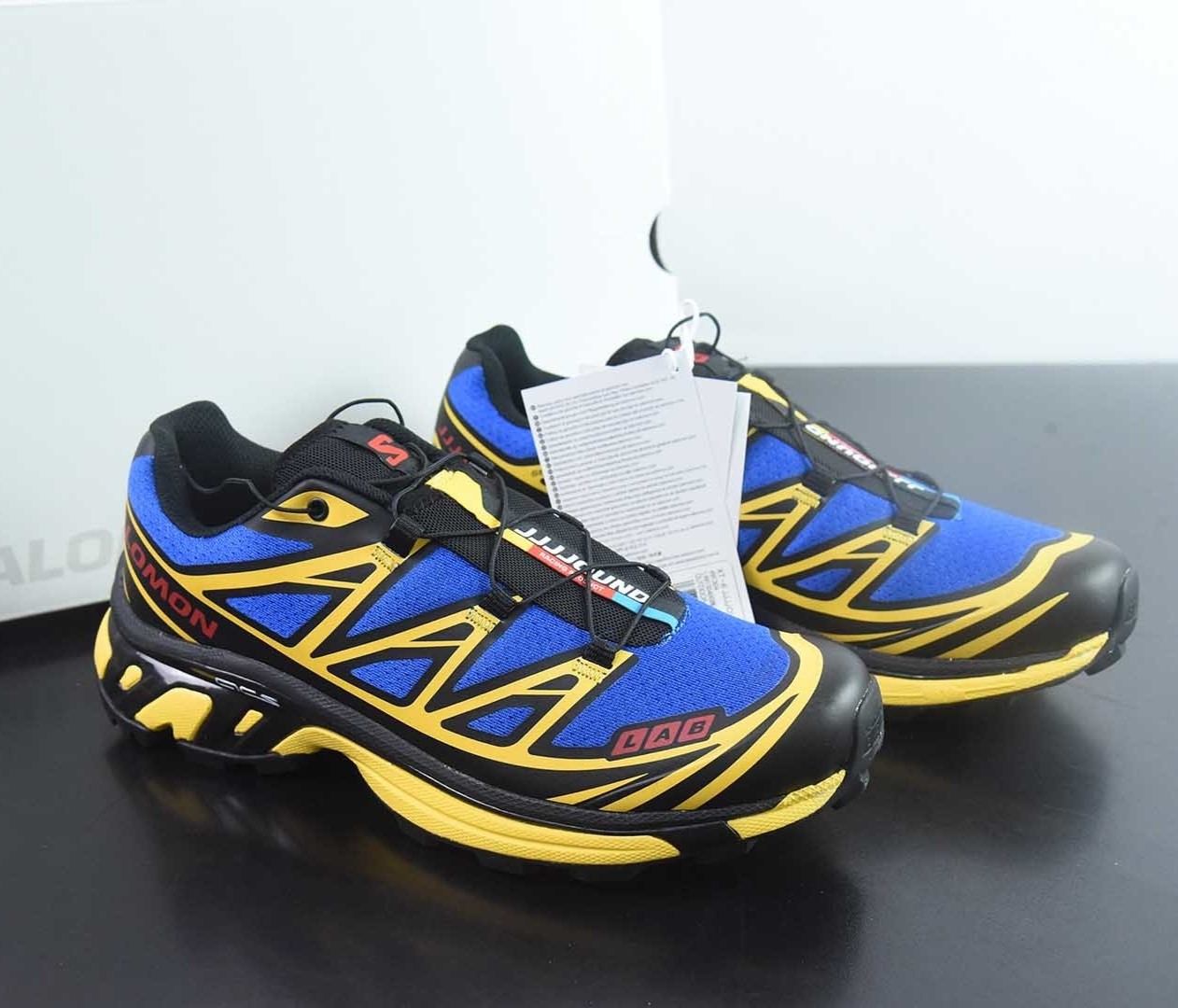 Salomon XT-6 JJJJOUND BLACK/NAVY BLUE/YELLOW 491304-20 L49130400