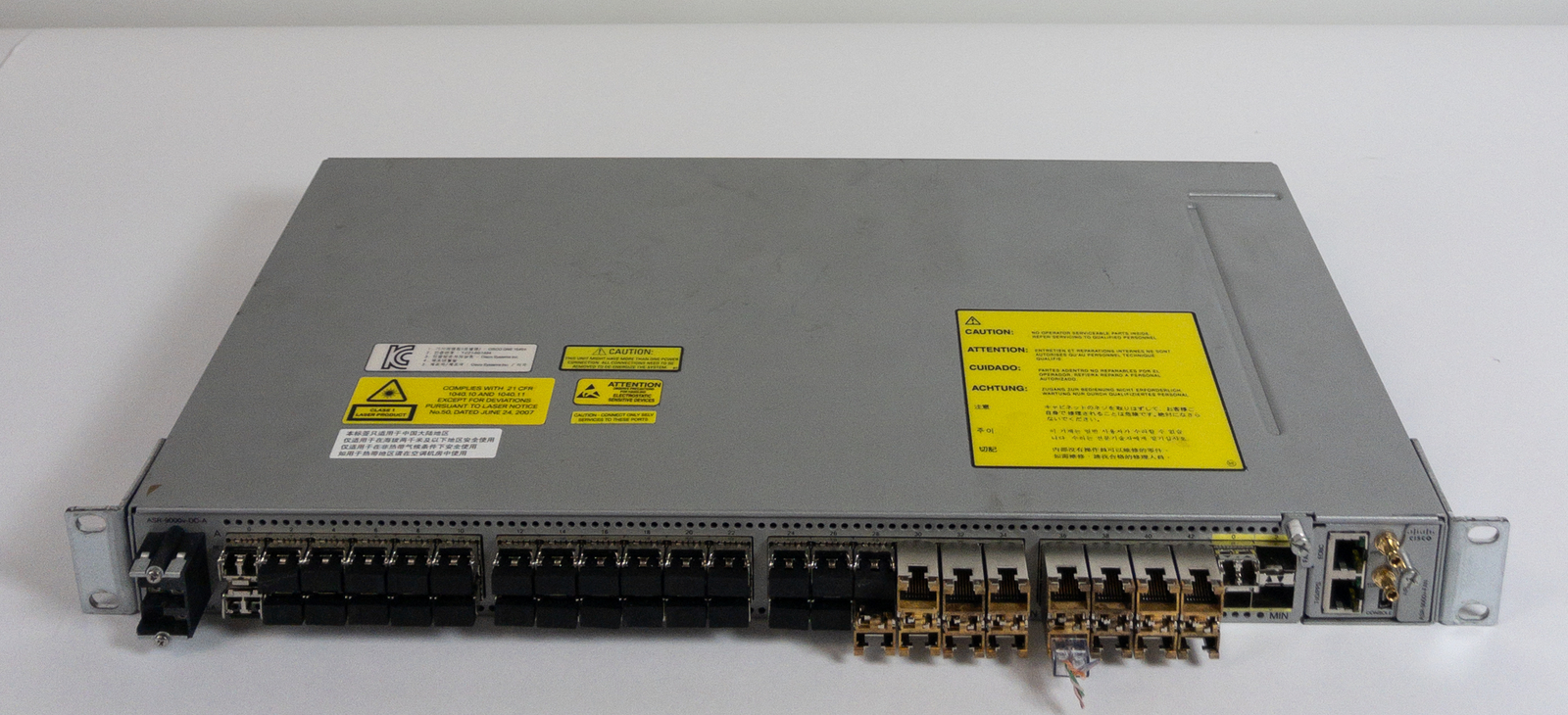 Cisco ASR-9000V-DC-A 44-Port GE + 4-Port 10GE Router DC Power