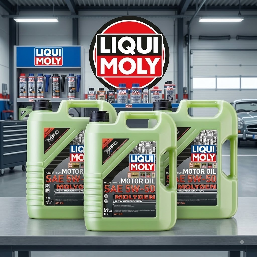 Pack of 3 LIQUI MOLY 20310 Molygen New Generation 5W-50; 5 Liter (No import fee)