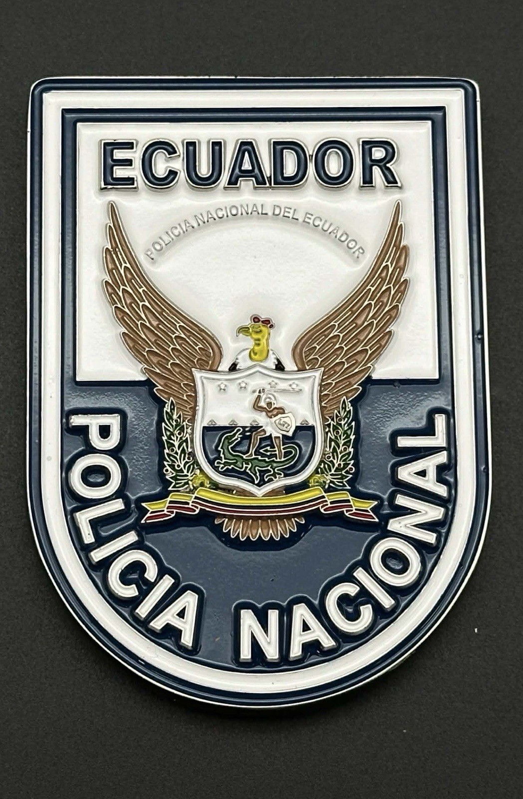Equador National Police Challenge Coins 3”