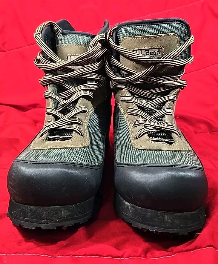 Rare LL Bean Ultralight Wading Shoes Studded Fly Fishing Mesh Size 10 Flawed 