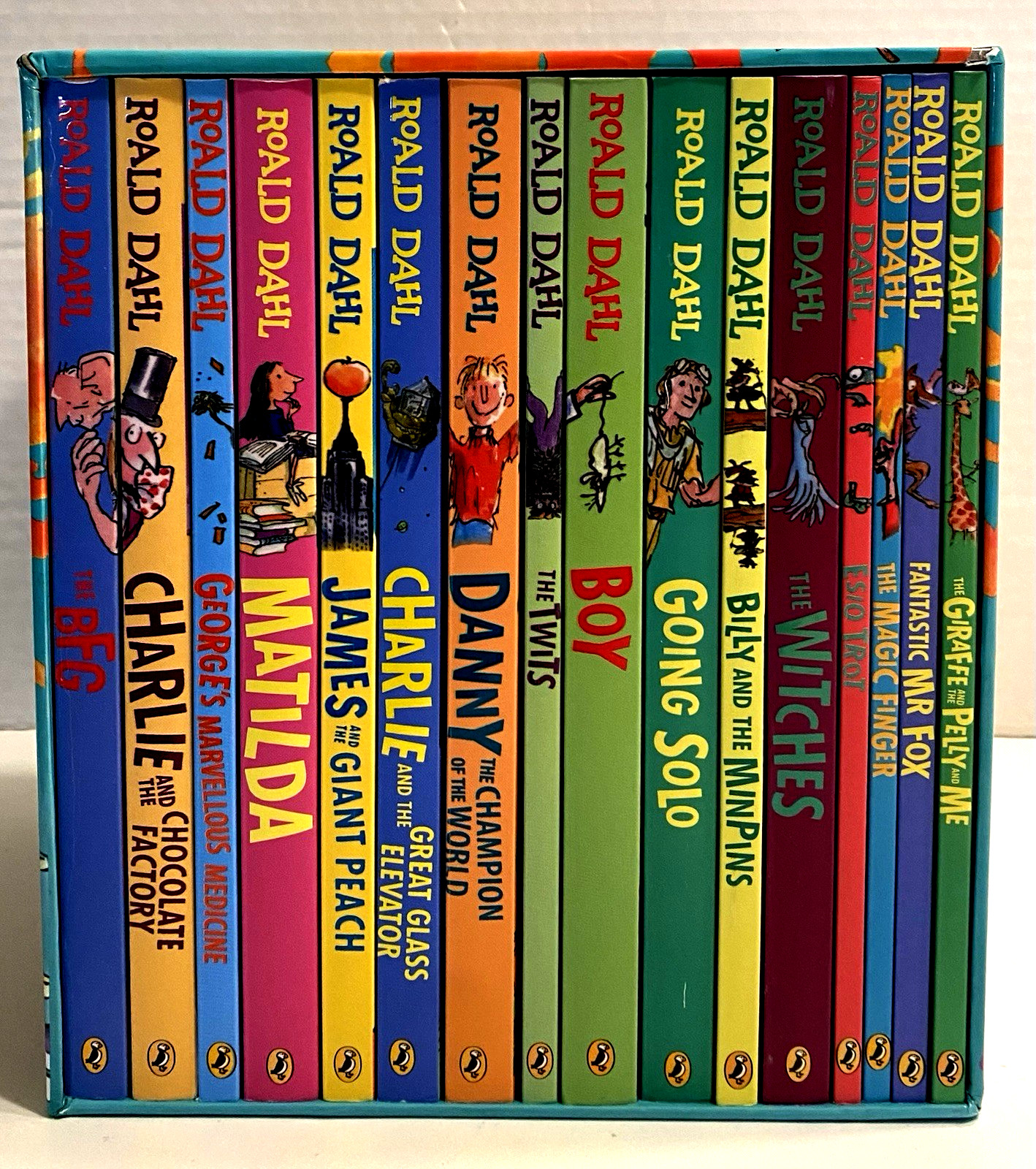 NEW Roald Dahl Collection Lot of 16 Book Set Unrevised Brand New With Book Box NEW Roald Dahl Collection Lot of 16 Book Set Unrevised Brand New With Book Box