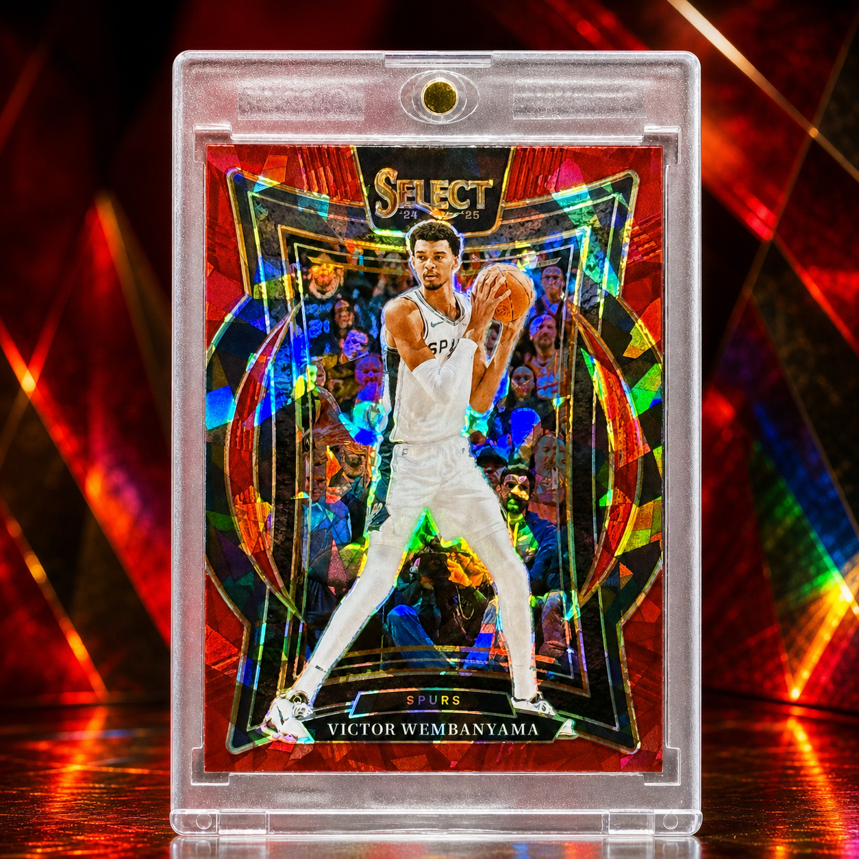 Victor Wembanyama Rare Red Ice Refractor Investment Card Panini SSP Spurs Mint