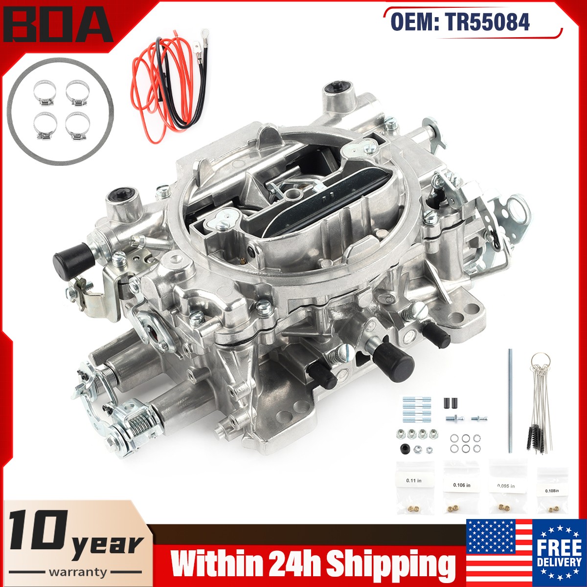 Fit Chevy Monte Carlo 5.0L 305 V8 600CFM Square Bore Carburetor 1405 w/Gaskets​#