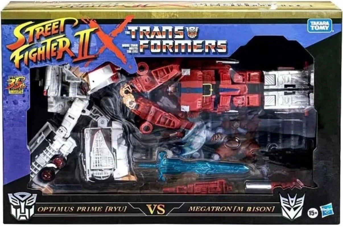 Transformers Street Fighter II x Optimus Prime Ryu vs Megatron M. Bison Transformers Street Fighter II x Optimus Prime Ryu vs Megatron M. Bison