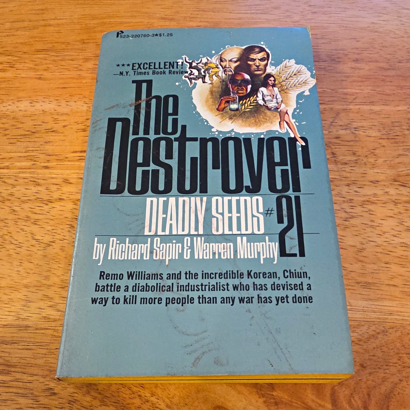 The Destroyer #21 Deadly Seeds Sapir & Murphy Vintage 1975  Paperback Thriller