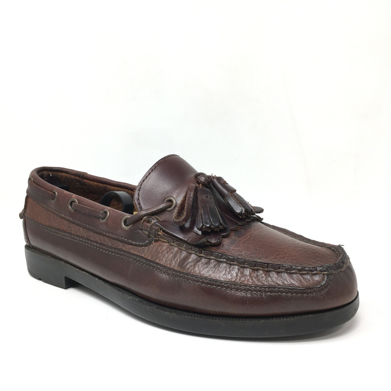 Sperry Top-Sider Wetlands Loafers Boat Shoes Mens Size 8.5 Brown Leather Vintage