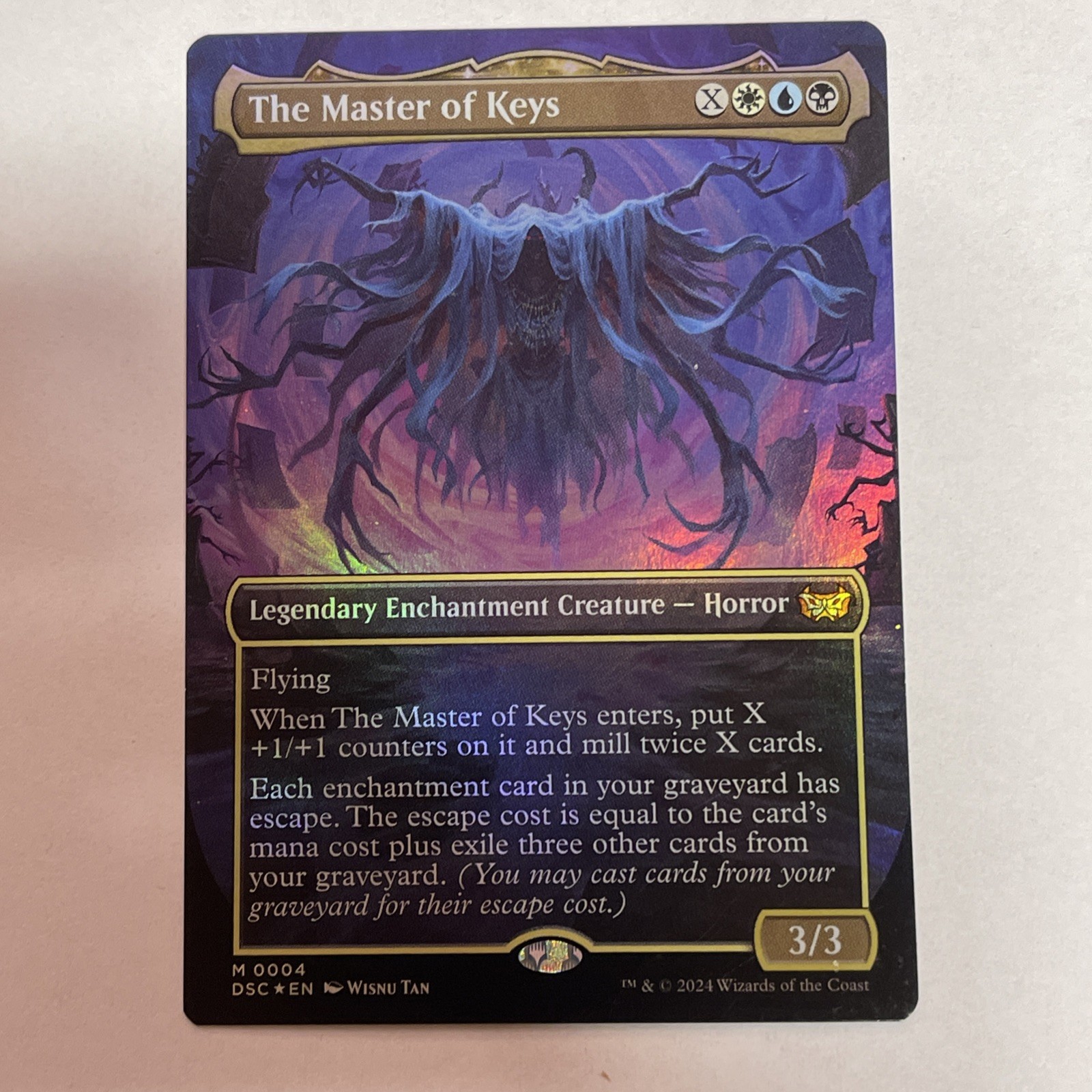 The Master of Keys (Borderless) Commander: Duskmourn: House of Horror Foil #4 The Master of Keys (Borderless) Commander: Duskmourn: House of Horror Foil #4