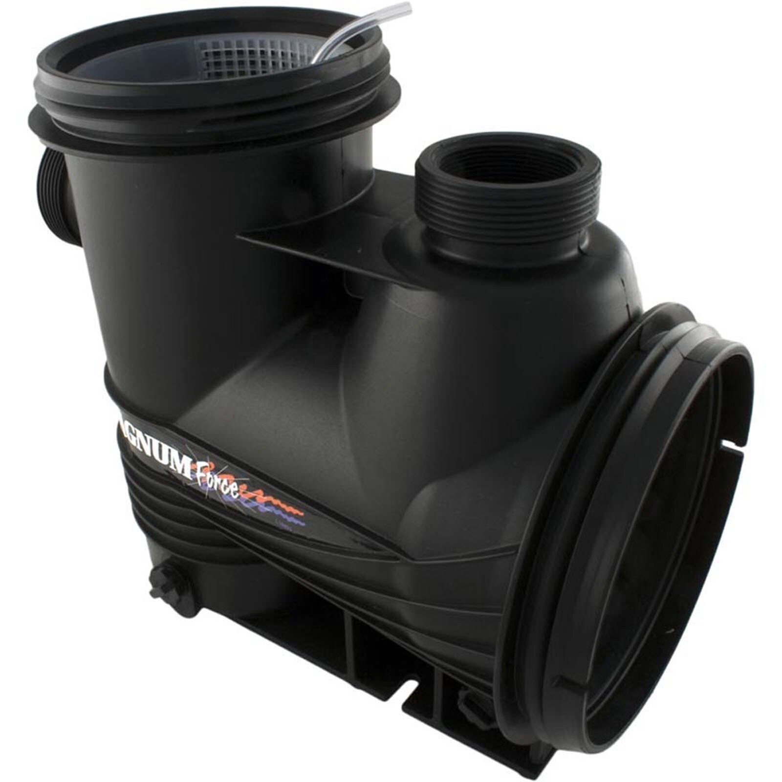 Trap/Pump Body, Jacuzzi Magnum Force, with Plugs, 02/03+