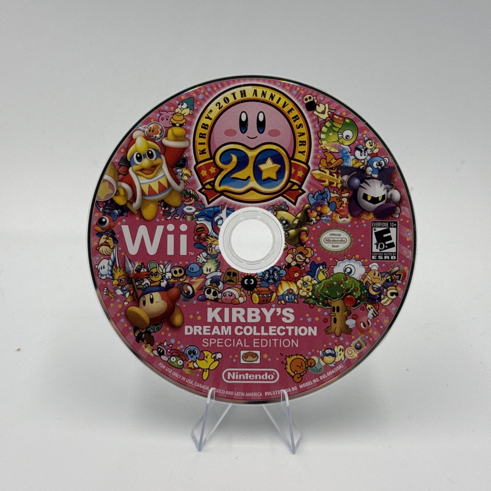Kirby\'s Dream Collection - Special Edition (Nintendo Wii, 2012) - Disc Only Kirby\'s Dream Collection - Special Edition (Nintendo Wii, 2012) - Disc Only
