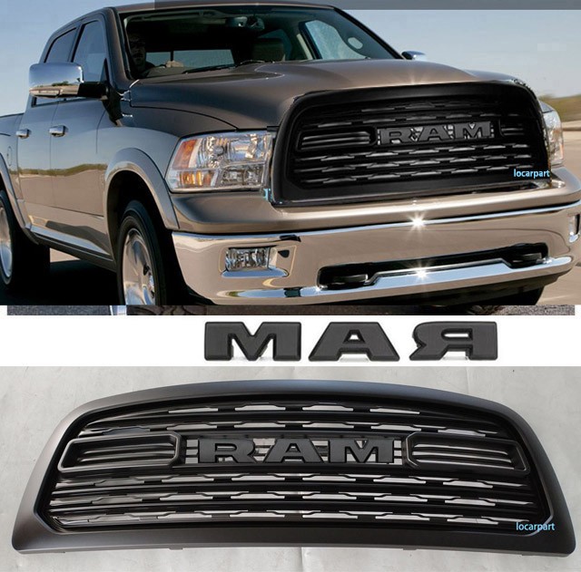 For 2009 2010 2011 2012 Dodge Ram 1500 LTD Grill Limited Chrome Grille w/Letter