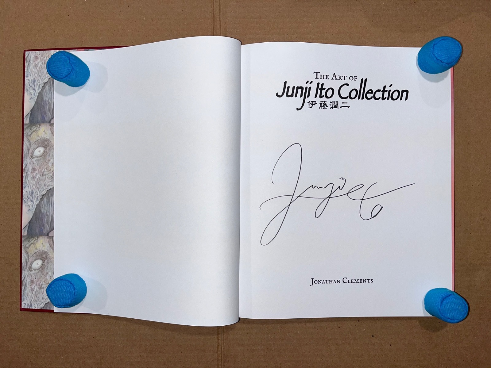 Junji Ito Signed Autographed Book The Art of Junji Ito Collection Signed Copy