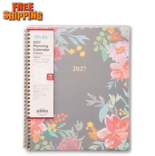 2027 Weekly & Monthly Planner Calendar, 8.5\