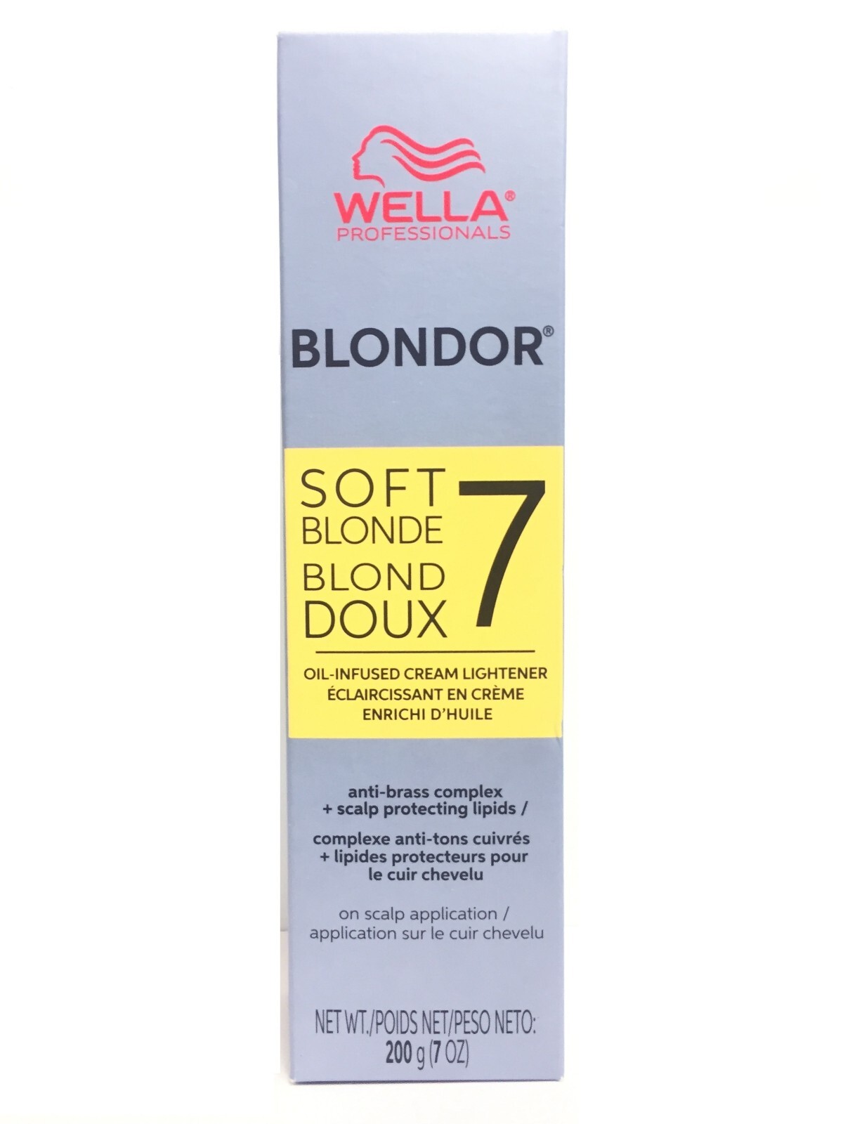 Wella Blondor Soft Blonde7 Cream Lightener, 7 oz